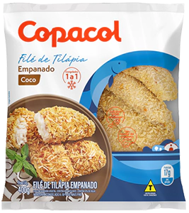 Filé de Tilápia Empanado 400g Coco
