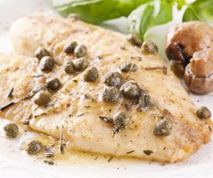 Receita de filé de merluza com alcaparras saborosas