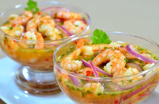 Ceviche de Camarão 