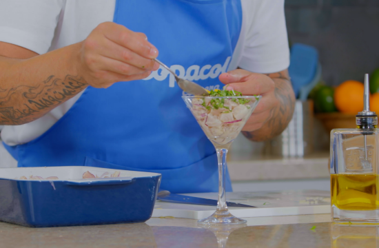 Ceviche de Tilápia por Diogo Nogueira