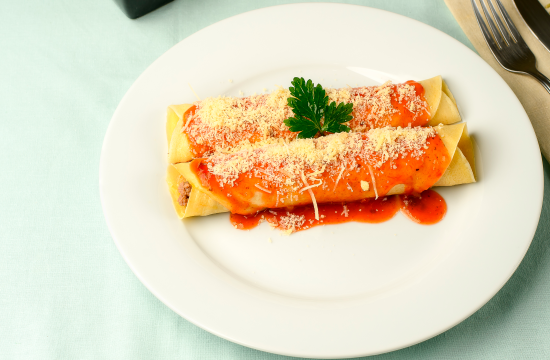 Receita de panqueca de sardinha fácil e bem recheada