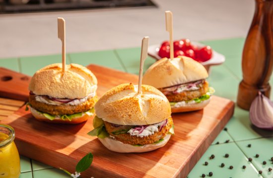 Receita de Fish Burger no Pão Bilha