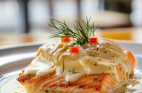 Fil&eacute; de salm&atilde;o aos quatro queijos: cremoso e irresist&iacute;vel