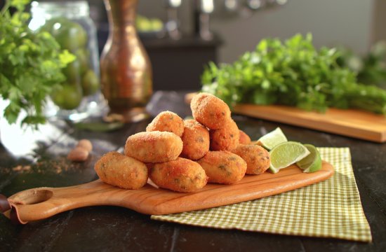 Croquete de Tilápia e Molho Bechamel