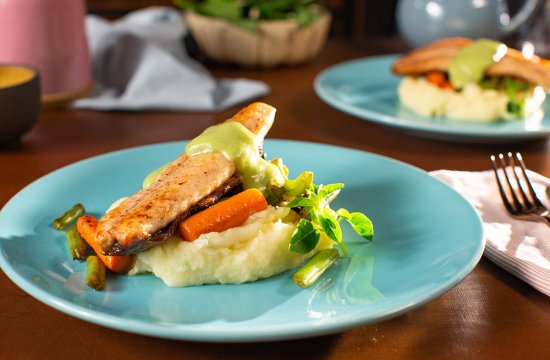 Receita de Tambaqui Grelhado ao Creme de Manjericão 