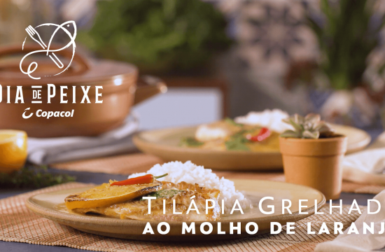 Receita de Tilápia Grelhada ao Molho de Laranja