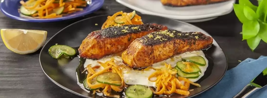 Ervas aromatizantes e temperos para peixes