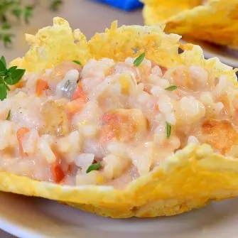 Risoto de filé de tilápia: receita cremosa e refinada