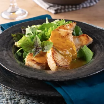 Receita de Cação em Posta Dourado ao Mel e Mostarda