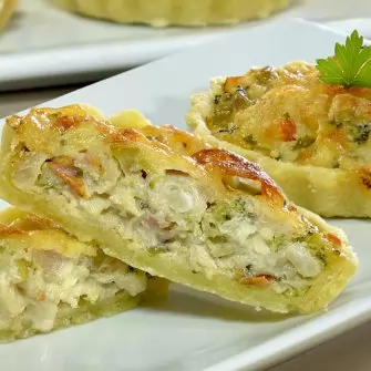 Quiche de filé de pintado: receita sofisticada e saborosa
