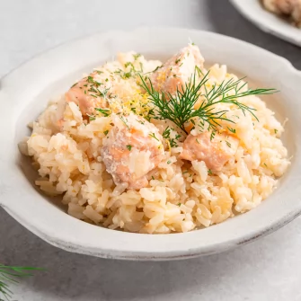 Receita de risoto de salmão: cremosa e irresistível!