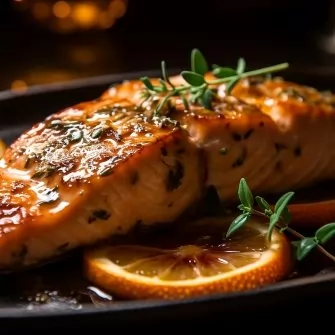 Receita de salmão com molho de laranja para impressionar
