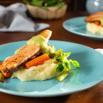 Receita de Tambaqui Grelhado ao Creme de Manjericão